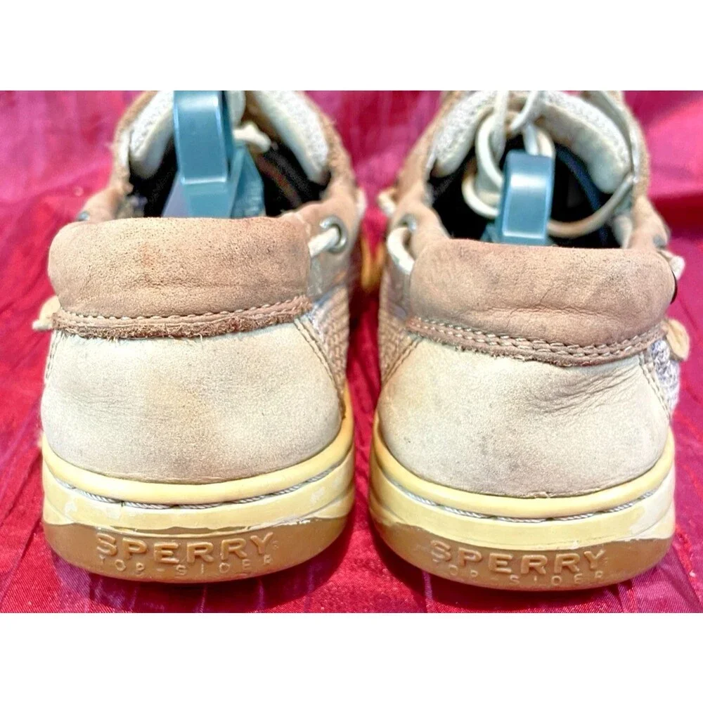 Mens Sperry Top Sider Tan Leather 